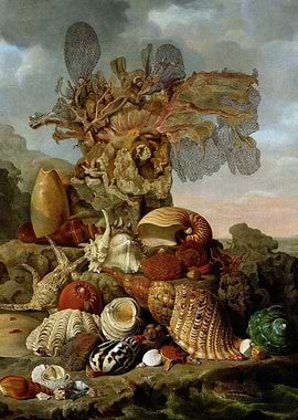 Still Life with Seashells Painting