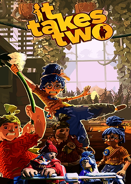 It Takes Two Game Cover Art