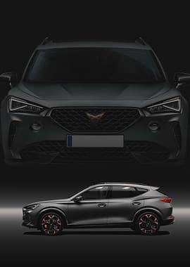 Sleek Gray Cupra Formentor Car