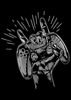 Rock On Gaming Controller Hand Sign