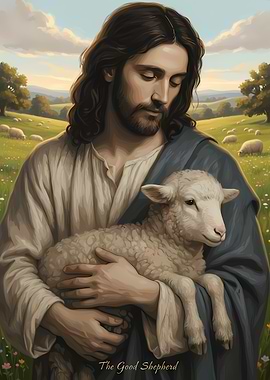 The Good Shepherd with Lamb