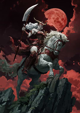 The Crimson Moon Warrior