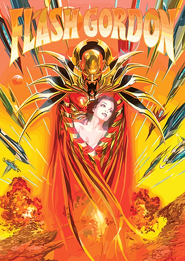 Flash Gordon Comic Book Cover Art