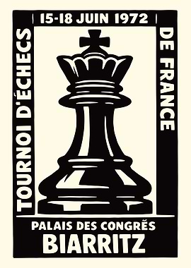 1972 Chess Tournament Poster