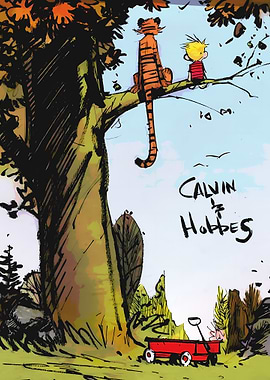 Calvin and Hobbes in a Tree