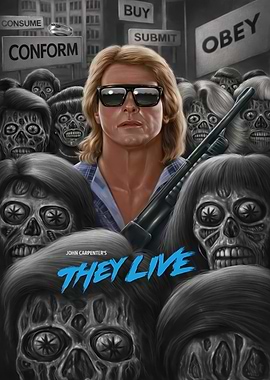 They Live Movie Art
