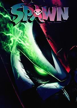Spawn Comic Book Cover Art