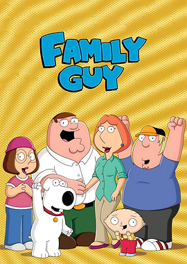 Family Guy Cartoon Characters Group Shot