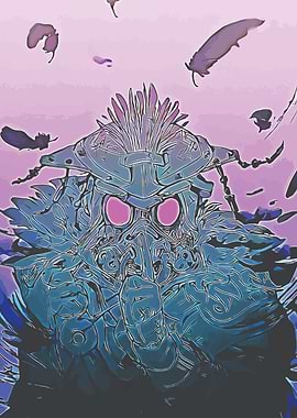 Stylized Bloodhound from Apex Legends