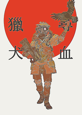 Bloodhound Apex Legends Japanese Art