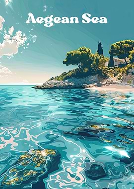 Aegean Sea Coastal View