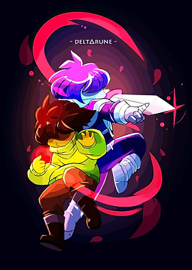 Deltarune: Kris and Ralsei