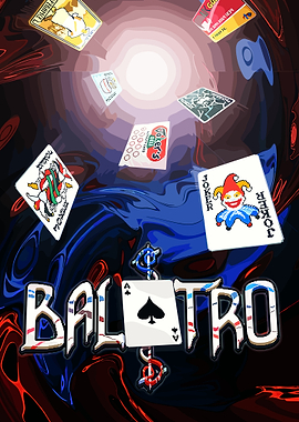Balatro: Playing Cards in Abstract Space