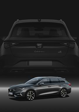 Gray Seat Leon Sportstourer 2020