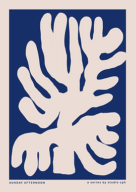 Abstract Coral Art Print