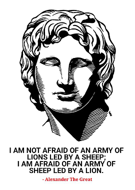 Alexander the Great Quote Art
