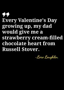 Valentine's Day Chocolate Heart Quote