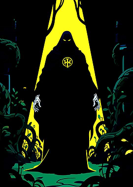 Mysterious Figure in the Forest