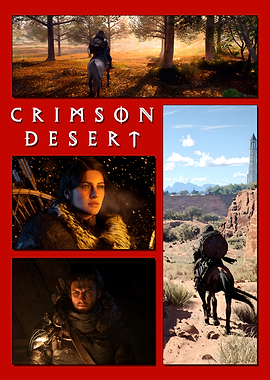 Crimson Desert Game Collage
