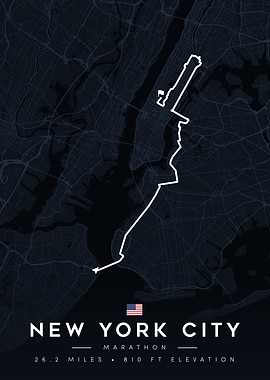 New York City Marathon Map | Sport Watch