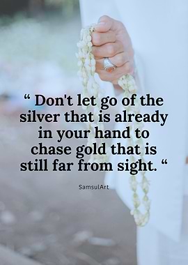 Inspirational Quote with Floral Garland