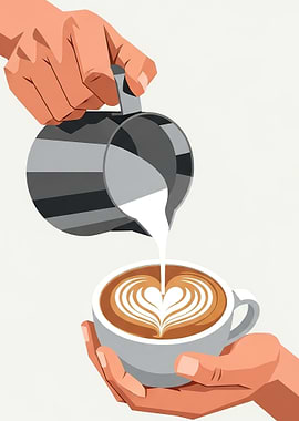 Latte Art Creation