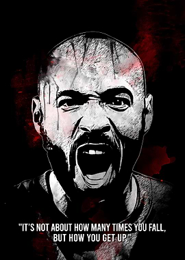 Thierry Henry Portrait with Quote