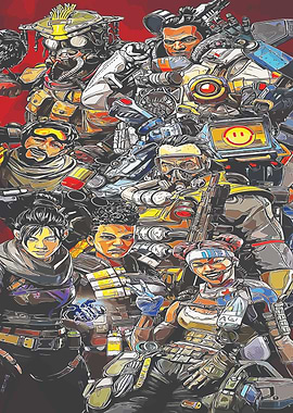 Apex Legends Characters Group Portrait