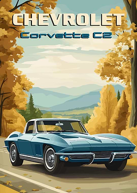 Chevrolet Corvette C2 Autumn Drive