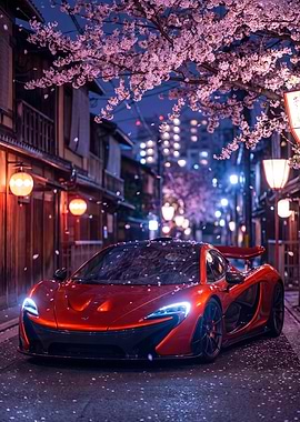 McLaren P1 Japanese Cherry Blossom