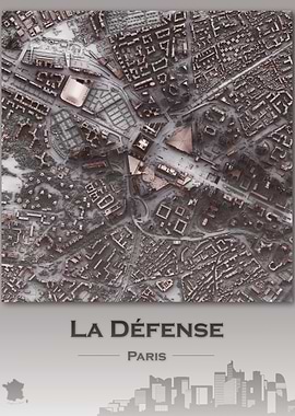 La Défense, Paris - Aerial View