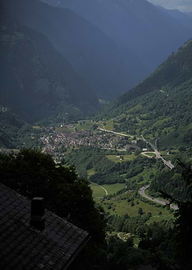 Swiss Alpine Town