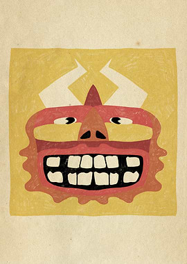 Dancing Diablitos - Monster Face Illustrations