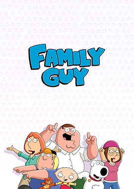 Family Guy Cartoon Characters Group Shot