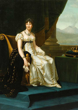 Portrait of Queen Caroline Murat