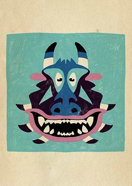 Dancing Diablitos - Monster Faces Illustrations