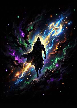 Cosmic Bhagwan Parashuram – Divine Ascension Art