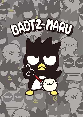 Badtz-Maru cartoon character pattern