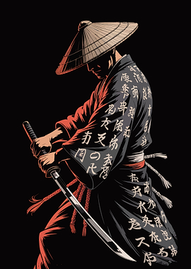 Samurai Warrior with Katana