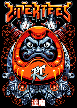 Daruma Doll Illustration