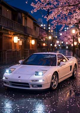 Honda NSX Night Cherry Blossoms