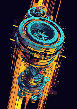 Grunge Industrial Abstract Texture