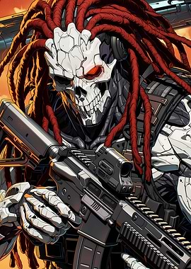 Sunset Enforcer Skull