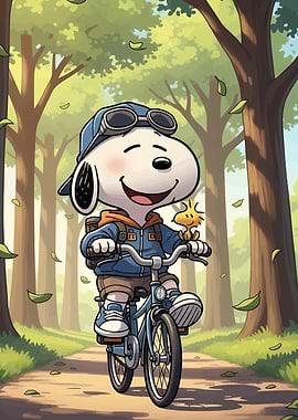 Snoopy and Woodstock Cycling Adventure