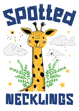 Spotted Necklings Giraffe Illustration