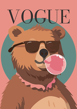 Vogue Bear with Bubblegum