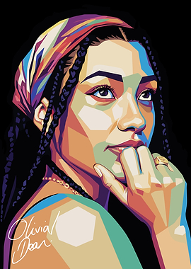 Colorful Portrait of Olivia Dean