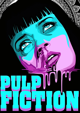 Pulp Fiction Mia Wallace Art