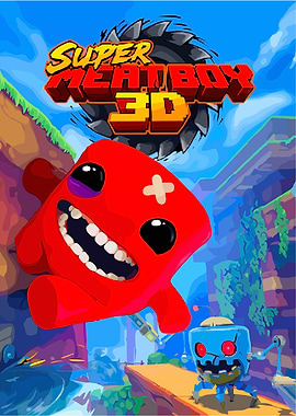 Super Meat Boy 3D Game Art
