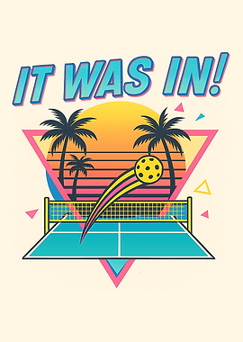 Pickleball Retro Design